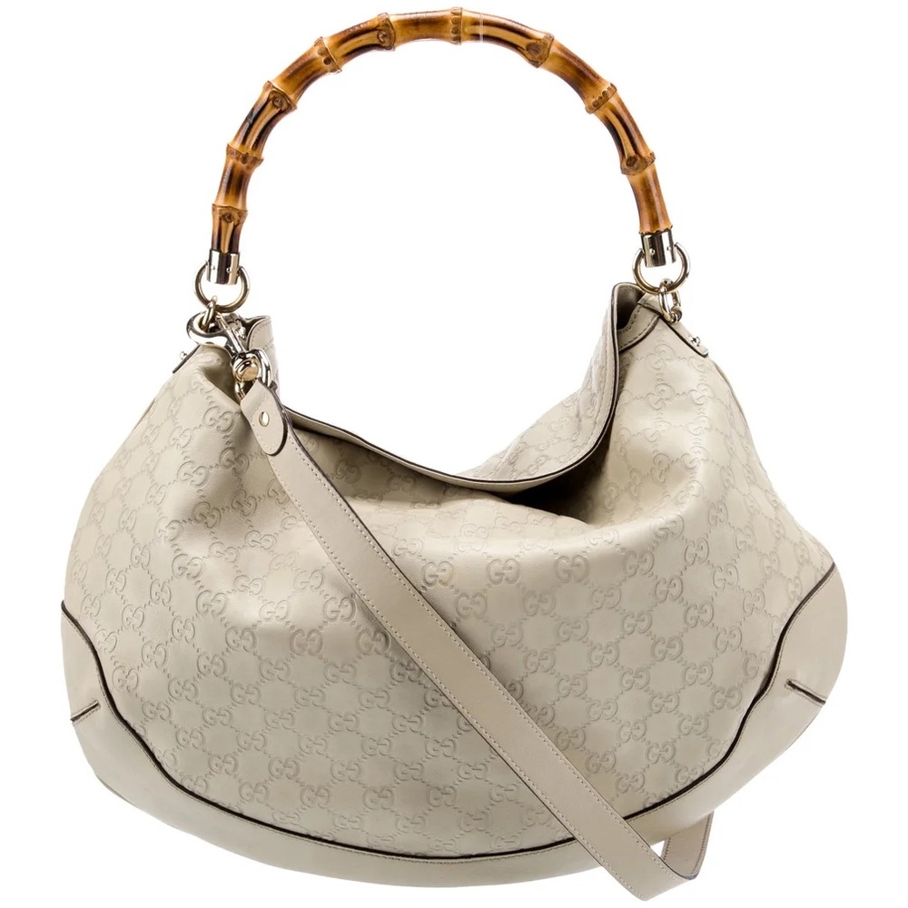 [SOLD] Gucci Cream Hobo Bag with Slouchy Silhouette